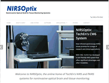 Tablet Screenshot of nirsoptix.com